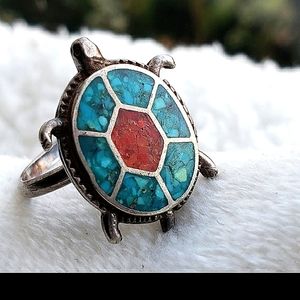 Southwestern Sterling silver  turtle 🐢 ring